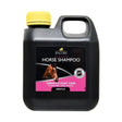 Black plastic bottle with yellow cap and pink label for lincoln classic horse classic horse shampoo time favourites