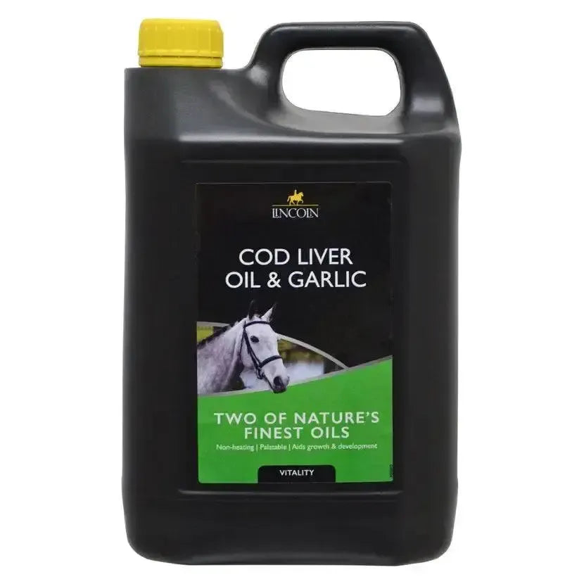Lincoln Cod Liver Oil & Garlic 4 Litre Horse Supplements