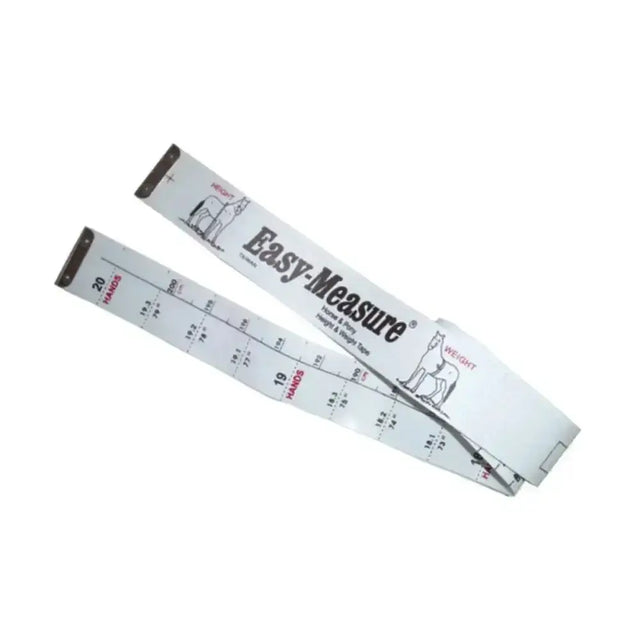 White lincoln easy-measure tape with black markings dog illustration made from quality robust glass for height weight measuring