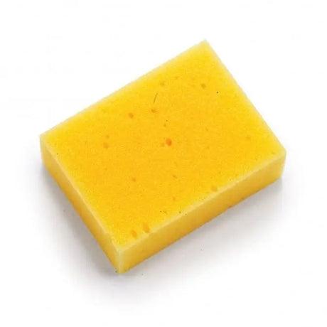 Bright yellow lincoln economy sponge large with porous textured surface for general purpose cleaning tasks