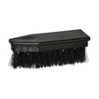 Black lincoln hoof brush with dense stiff plastic bristles perfect for cleaning horse’s hooves and grooming combs