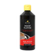 Black plastic lincoln hoof klense bottle with yellow cap and red label for dual action water based antibacterial hoof klense