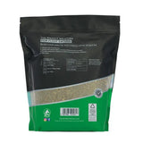 Black and green resealable pouch of lincoln mint equestrian horse supplement with light brown granular content