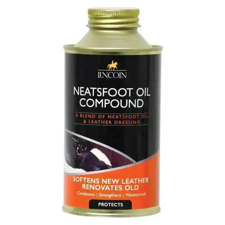 Lincoln Neatsfoot Oil Compound 500ml Lincoln Tack Care Barnstaple Equestrian Supplies