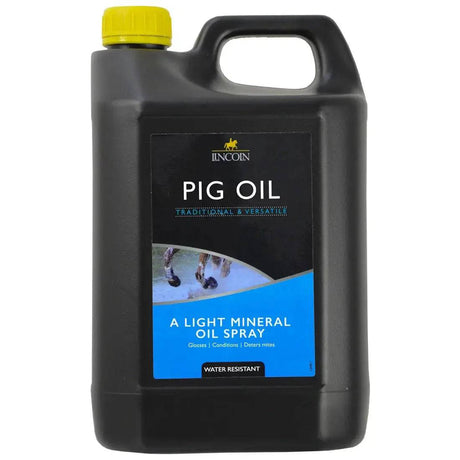 Lincoln Pig Oil Spray 5 litre Lincoln Shampoos & Conditioners Barnstaple Equestrian Supplies