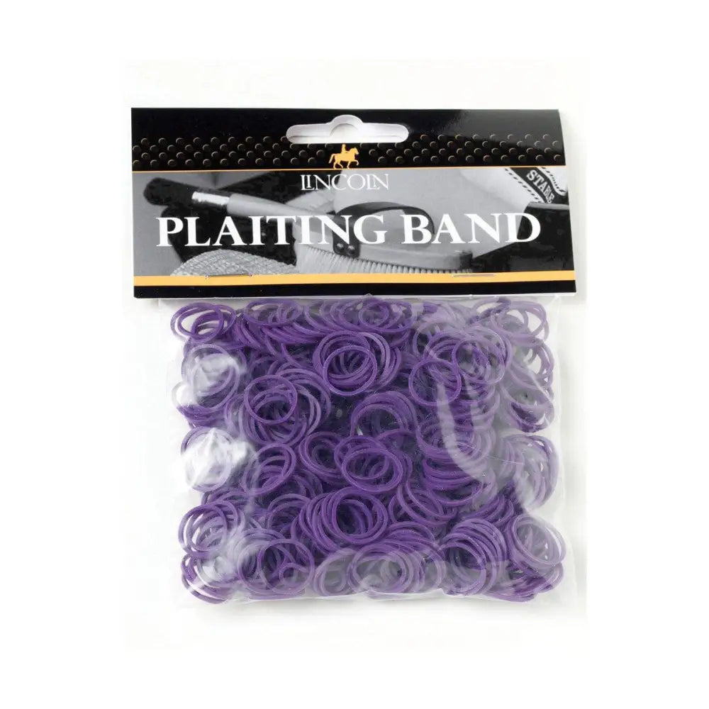 Lincoln Plaiting Bands Purple Plaiting Bands Barnstaple Equestrian Supplies