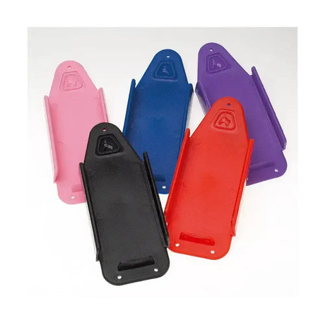 Colorful lincoln plastic salt lick holders in pink black blue red and purple flexible salt lick holders for easy use