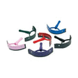 Colorful lincoln plastic sweat scraper with curved rubber edge heads and plastic handles in pink green red blue and black