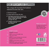 Pink and black lincoln pre clip shampoo packaging for effortless clipping and time saving clipping