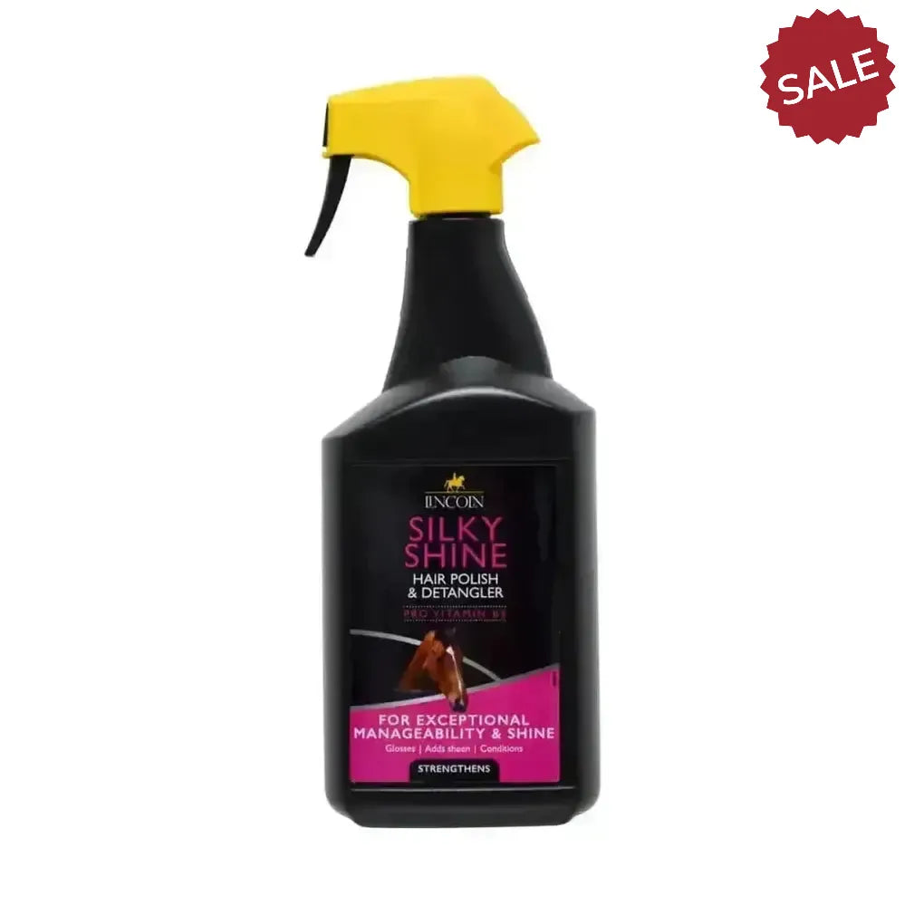 Lincoln Silky Shine Hair Polish and Detangler 1 Litre Mane & Tail Detanglers