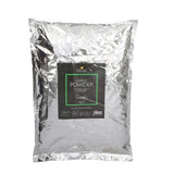 A 3kg bag of lincoln simply garlic powder in shiny silver foil packaging with a black and green label for respiratory health