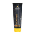 Black tube of lincoln superior leather balsam plus with gold lettering and a yellow cap for leather care
