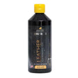 Black plastic bottle with yellow cap and gold lettering labeled lincoln superior leather cleansing gel for step one cleanse
