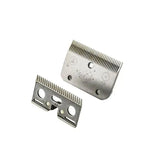 Silver metal liscop a22 clipper blade set cutter with fine teeth and engraved markings for precise cutting
