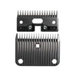 Black metal lister clipper blades ca2 ac coarse with precise teeth and mounting holes for electric clippers