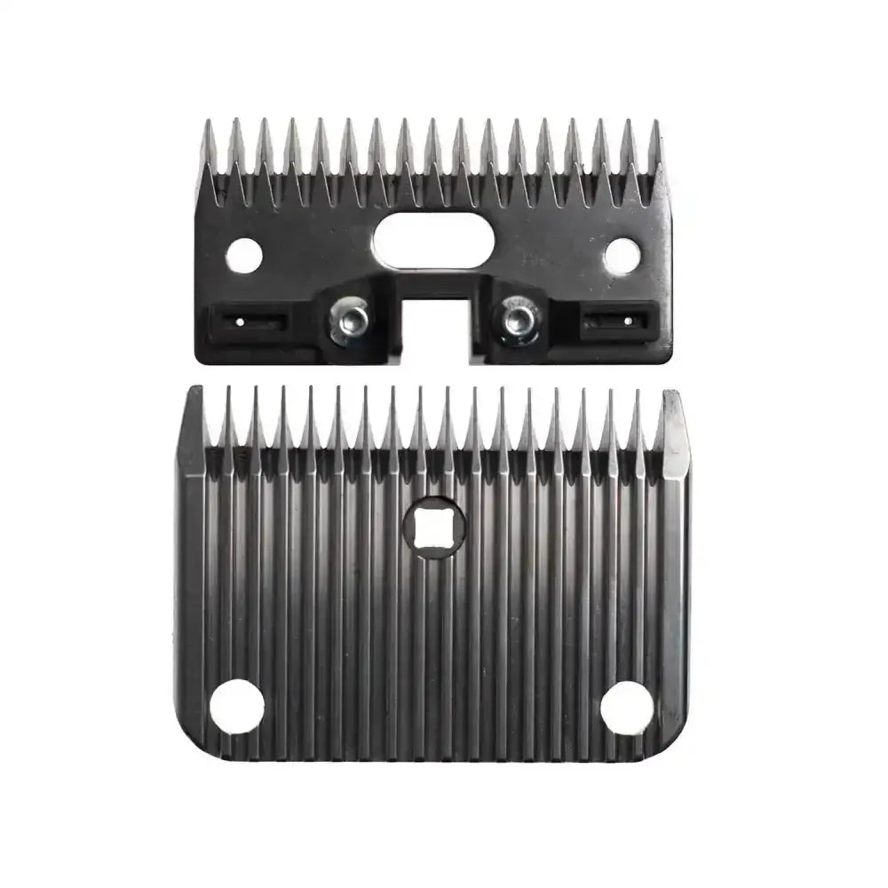 Black metal lister clipper blades ca2 ac coarse with precise teeth and mounting holes for electric clippers