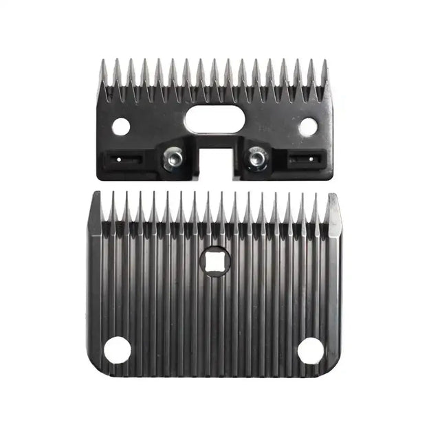 Black metal lister clipper blades ca2 ac coarse with precise teeth and mounting holes for electric clippers