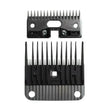 Black plastic lifter blades with metallic teeth and textured grip for easy handling in lister hog lifter blades
