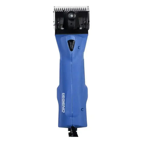 Blue lister legend clippers with black a2f ac blades and ergonomic grip for easy electric pet clipping
