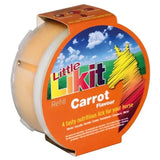 Orange-packaged little likit carrot-flavored horse lick refill roll for mouth-wateringly tasty likit horse treats bulk buy
