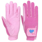 Little Rider Little Show Pony Children's Riding Gloves Prism Pink/Cameo Pink Childs Large Riding Gloves