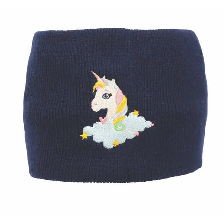 Little Unicorn Snood by Little Rider Navy One Size HY Equestrian Headwear & Neckwear Barnstaple Equestrian Supplies