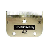Liveryman A2 Clipper Blades Set Cutter & Comb Fine 1.5mm Clipper Blades