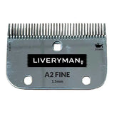 Liveryman A2 Clipper Blades Set Cutter & Comb Fine 1.5mm Clipper Blades