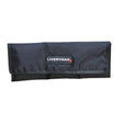 Black fabric liveryman blade wallet with rectangular patch branding perfect for everyday use