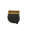 Gold-colored comb attachment with fine teeth and textured grip for liveryman classic cutter adjustable cutting height