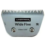 Silver metallic liveryman clipper blades snap-on a5 blade wide fine with 1.5mm spacing and two mounting screws