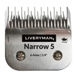 Liveryman Clipper Blades Snap-On A5 Narrow Narrow 5 Skip Tooth Clipper Blades