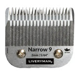 Silver metal liveryman clipper blades snap-on a5 narrow comb with 2mm cutting heights and gold screws