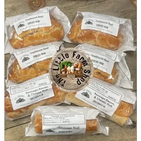LJs Pantry Pasties Traditional Chilled Pasties