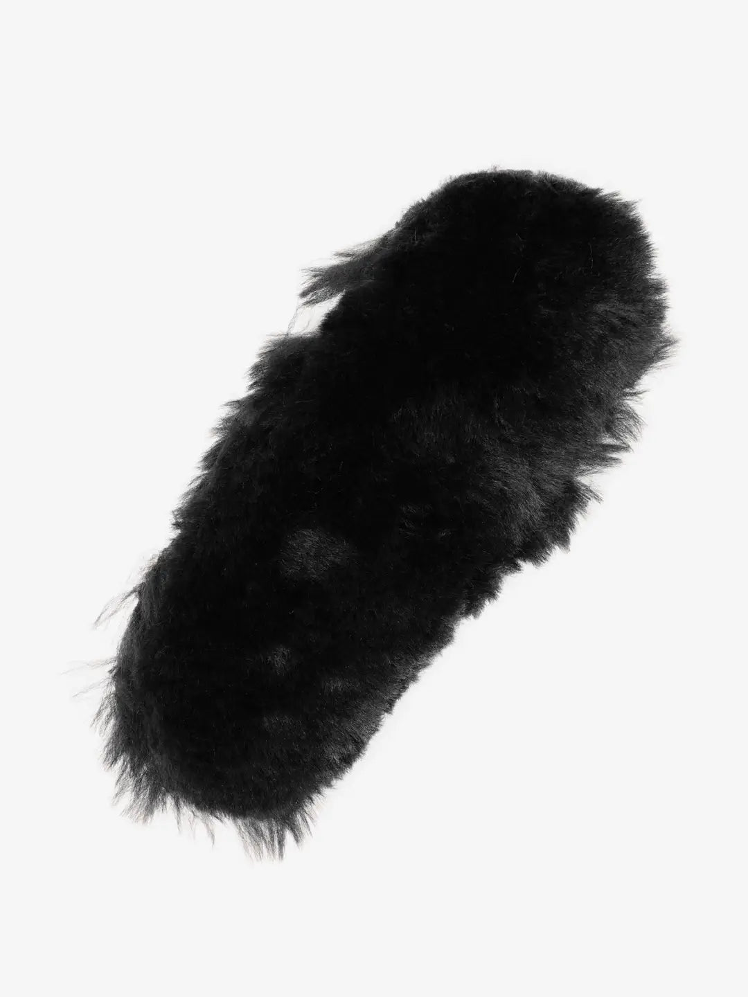 LeMieux Simuwool Chin/ Noseband Guard Black One Size Black Curb Chain Guards