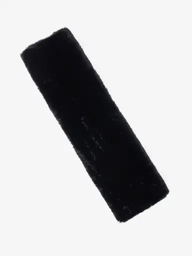 LeMieux Simuwool Dressage Slip On Girth Sleeve Black One Size Black Girth Sleeves