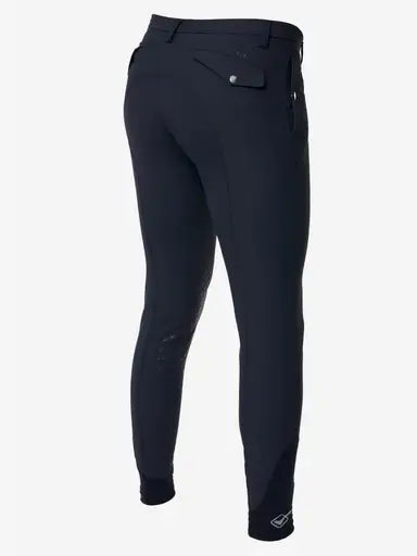 LeMieux Mens Elite Classic Pleated Breech Navy 28" Navy Breeches