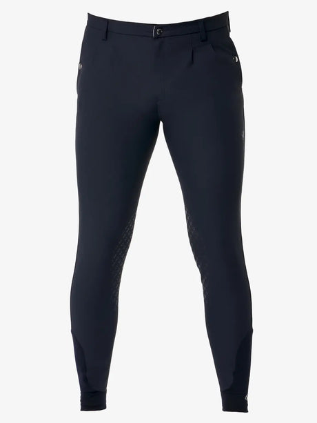 LeMieux Mens Elite Classic Pleated Breech Navy 28" Navy Breeches