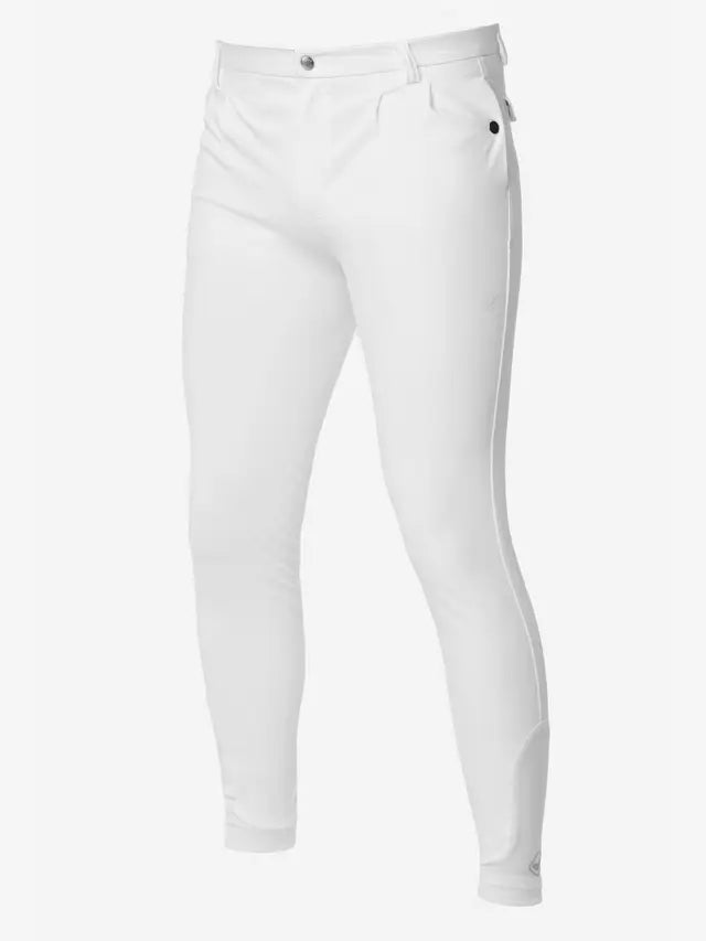 LeMieux Mens Elite Classic Pleated Breech White 28" White Breeches