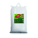 White bag of lodi organ-x desi-dust natural hygiene powder with green red label featuring a chicken and diatomaceous earth