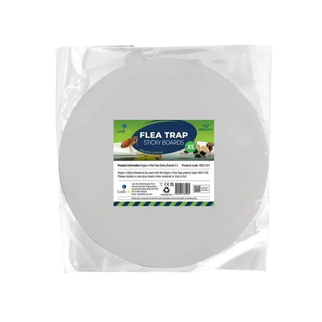 Lodi Organ-X Flea Trap Replacement Sticky Boards 5 Pack Pest Control