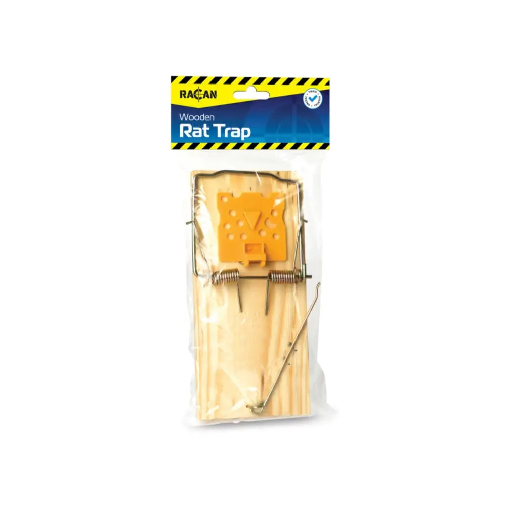 Lodi racan wooden rat trap with bright orange plastic trigger plate and metal spring is a favourite mouse trap