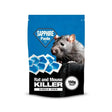 Blue and black pouch of lodi sapphire paste 25 single feed active rat and mouse killer with brodifacoum ingredient