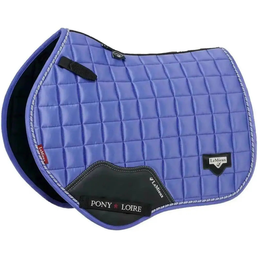 Loire Classic Jump Square Bluebell LeMieux Junior Bluebell Saddle Pads & Numnahs Barnstaple Equestrian Supplies