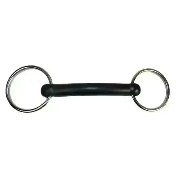Loose Ring Rubber Bradoon Flexible Bit 127 mm (5") Horse Bits