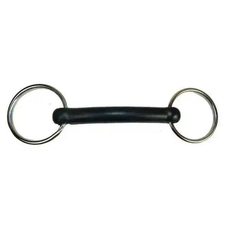 Loose Ring Rubber Bradoon Flexible Bit 127 mm (5&quot;) Saddlery Trade Services Horse Bits Barnstaple Equestrian Supplies