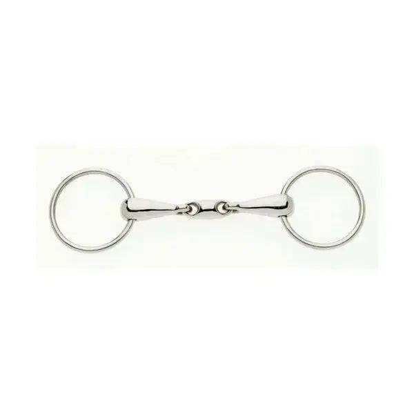 Loose Ring Snaffle With Lozenge 127 mm (5&quot;) Lorina Horse Bits Barnstaple Equestrian Supplies