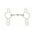 Lorina Continental 3 Ring Snaffle 4.5" Horse Bits