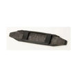 Black plastic sanding block with textured abrasive mesh for lorina curb chain guard rubber chain guard use