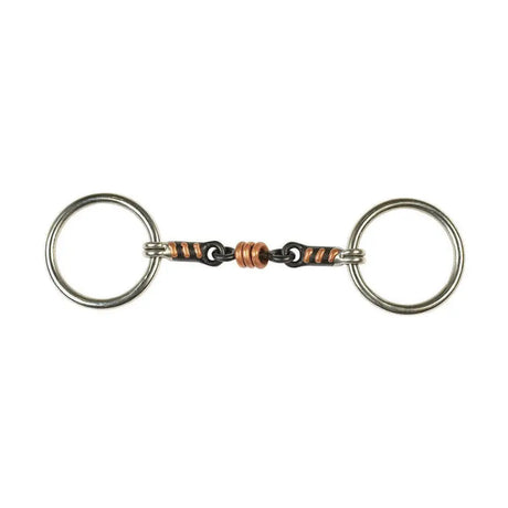 Lorina Loose Ring Sweet Iron Roller Link 4.5" Horse Bits Barnstaple Equestrian Supplies